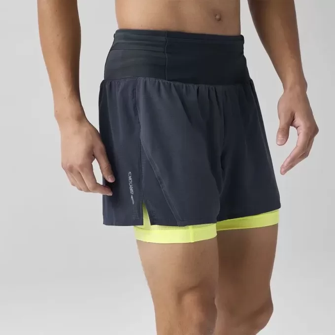 Brooks High Point 5″ 2-in-1 Short 2.0 Brooks High Point 5″ 2-in-1 Short 2.0