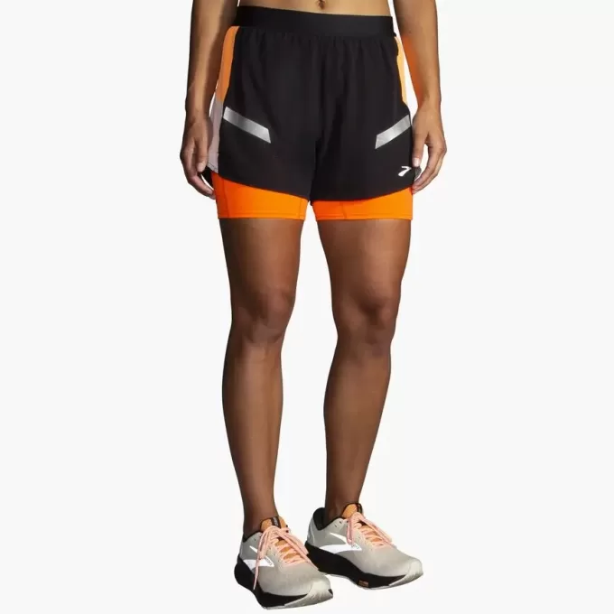 Brooks Run Visible 4″ 2-in-1 Short 2.0 Brooks Run Visible 4″ 2-in-1 Short 2.0